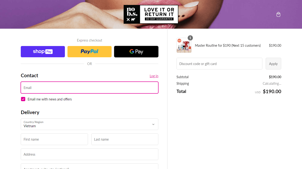 How to apply livenobs coupon code